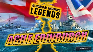 Agile Edinburgh on iPad World of Warships Legends [upl. by Steep487]