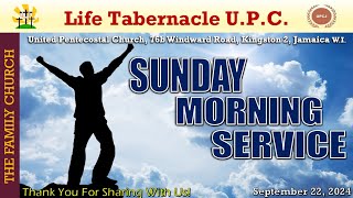 Life Tabernacle UPC Sunday Morning Service September 22 2024 quotRev Leroy S Dawsonquot [upl. by Enidlarej]