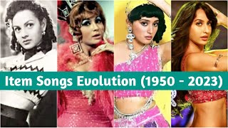 Evolution Of Item Songs 1950  2023  Most Popular Item Songs Each Year  MUZIX [upl. by Elokcin747]