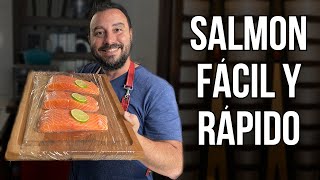 ¡Cómo hacer un Salmón Fácil y Rápido en la Sanduchera  Receta [upl. by Nodnrb732]