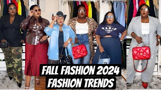 FALL FASHION TRENDS HAUL PLUS SIZE 20242025 HAUL [upl. by Folsom]