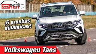 Volkswagen Taos 2021 Test Drive  6 pruebas dinámicas [upl. by Ecnatsnok354]