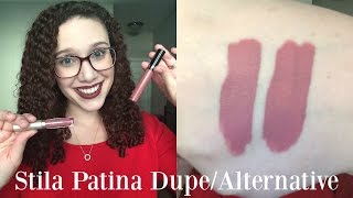 Stila Liquid Lipstick in Patina DupeAlternative [upl. by Devonne236]