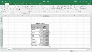 How to Calculate Running Totals or Cumulative Sum for a Range of Cells in Excel 2016 [upl. by Anrim]