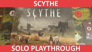 Scythe  Automa Solo Playthrough  Part 1 [upl. by Lynnell]