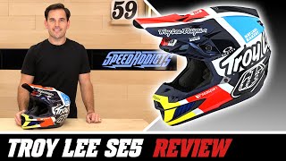 Troy Lee Designs SE5 Helmet Review at SpeedAddictscom [upl. by Goeger]