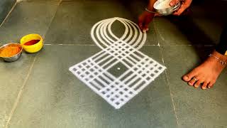 Easy 31 padikolam designs Simple muggulu designs easy rangoli designs Beginners kolam [upl. by Keeryt]