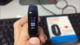 SMARTBAND M3 Yoho Sports Unboxing  CÓPIA XIAOMI MI BAND 3 primeiras impressões [upl. by Kier]