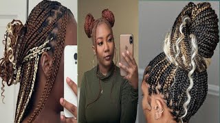 Styling my braids 2024 [upl. by Akihsan]