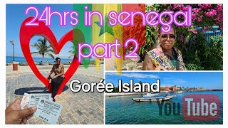 Gorée Island  visting senegal 🇸🇳 24hrs in Dakar  beautiful places in africa senegal vlog part 2 🌍 [upl. by Bohaty]