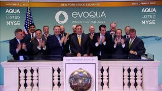 Evoqua Rings NYSE Opening Bell as Part of IPO [upl. by Grover]