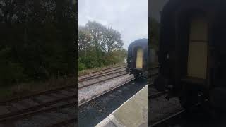 GWR Small Prairie No5526 running round train at Totnes Riverside [upl. by Hewes]