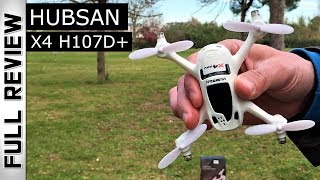 HUBSAN X4 H107D plus Review – An all in one best buy FPV drone [upl. by Nahgen963]