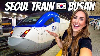 FIRST TIME on Korea’s Fastest Bullet Train 🇰🇷 SEOUL TO BUSAN [upl. by Seavey]