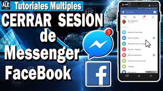 Como Cerrar Sesion En Messenger  Cerrar Sesion En Messenger Facebook En Celular [upl. by Deevan]