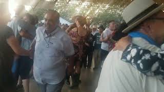 Conjunto dancing at TCF in San Antonio [upl. by Mlohsihc]