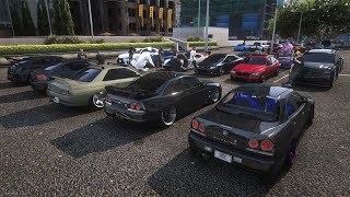 Our Farewell to GTA 5 FiveM The End Of FiveM For Us amp Goodbye Car Meet [upl. by Aicercul498]