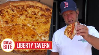 Barstool Pizza Review  Liberty Tavern Quincy MA [upl. by Carboni75]