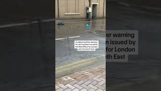 Hastings town centre has been hit by flash flooding after heavy rain [upl. by Kirkpatrick237]