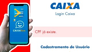 CPF ja Existe Caixa Tem  Nova Solução [upl. by Karlise512]