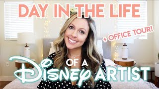 DAY IN THE LIFE OF A DISNEY ARTIST [upl. by Spencer95]