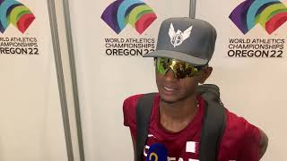 Mutaz Essa Barshim Delivers In High Jump [upl. by Kwan]