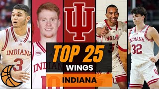 Top 25 Wing Groups In College Basketball Indiana Hoosiers [upl. by Yelir]