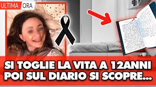 BAMBINA DI 12 ANNI SI TOGLIE LA VITA la scoperta choc della mamma sul diario “Papà mi ha” [upl. by Eamanna292]