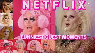 Trixie amp Katya on Netflix Funniest Parts From Each Guest Episode [upl. by Ibok395]