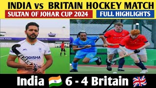 India vs Great Britain Hockey Highlights Sultan of Johor Cup 2024 IND vs GBR Hockey Highlights 2024 [upl. by Regen]