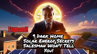 Solar Scams 9 Dark home solar energy secrets salesman wont tell you But NEED To Know [upl. by Aknayirp]