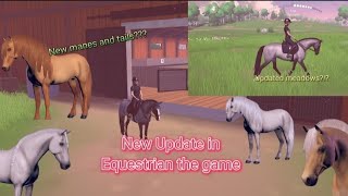 New update in Equestrian the game equestrian the game [upl. by Eycats]