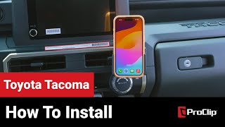 Toyota Tacoma  HowTo Install Center Mount 856087 [upl. by Katuscha788]