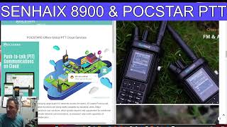 SENHAIX 8900 amp POCSTAR PTT APP [upl. by Nerad]