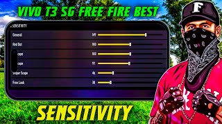 🔥 VIVO T3 5G BEST SENSITIVITY  FREE FIRE GAMEPLAY [upl. by Geibel]