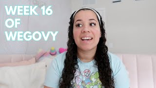 WEGOVY DIARIES  WEIGHT LOSS JOURNEY 💪🏼  WEEK 16 VLOG 👑  MY ROUTINE ON GLP1 MEDICATION [upl. by Ellimac909]