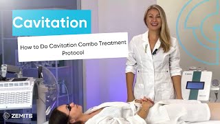 How to do Cavitation Combo Treatment Protocol ⚡️ Ultrasonic Cavitation RF LED Oxygen Facial [upl. by Derril164]