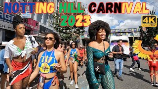 【4K】RAW amp UNCUT NOTTING HILL CARNIVAL 2023  PART 2  4K NOTTING HILL LONDON AUGUST 2023 [upl. by Macri413]