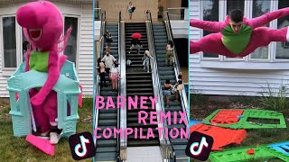 EXTREME Barney Remix TikTok Dance Compilation [upl. by Edijabab979]