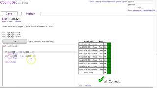 Codingbat  has23 Python [upl. by Imogen66]