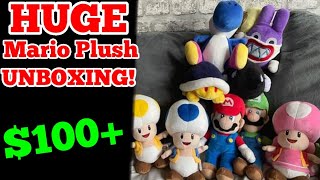 HUGE Super Mario Plush UNBOXING [upl. by Maxia993]