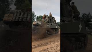 FRIENDSFEST CZECH REP 🇨🇿 sherman tank ww2 worldwar2 america tanks greyhound m8 army gun [upl. by Topping678]