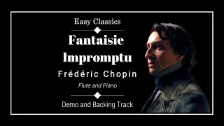 Fantaisie Impromptu  Easy Classics  Frederic Chopin  Demo and Backing track [upl. by Inamik170]