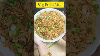 Veg Fried Rice 😋 streetstyle chinesefood friedricerecipe viralshortseasyfood indiancuisine [upl. by Anivek]