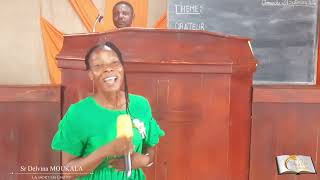 Sr Delvina MOUKALA chante La mort en Christ [upl. by Latoyia]