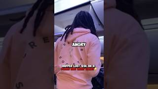 Rapper Lost 5000 on a Plane And Went CRAZY😳 [upl. by Hcahsem]