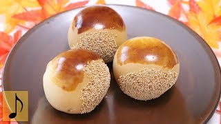 How to make Japanese Style Chestnuts Cake quotKuri Manjuquot Wagashi [upl. by Vogeley740]