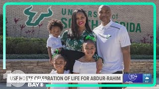 USF hosts celebration of life for head mens basketball coach Amir AbdurRahim [upl. by Sholem738]