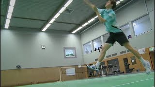 Badminton  die Lauftechniken [upl. by Rushing]