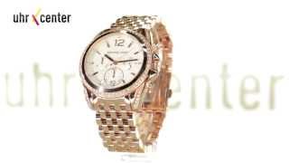 Michael Kors Uhren MK5836 Pressley Chronograph DamenUhr [upl. by Rodama]